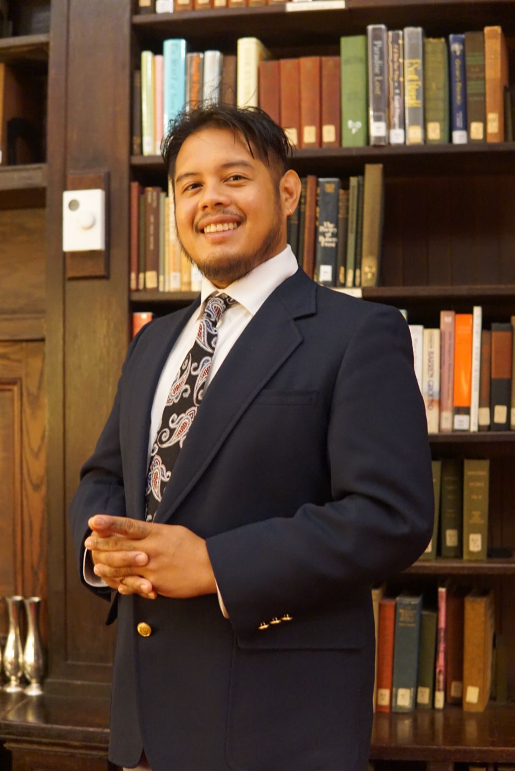Editorial portrait of Jamil Apostol